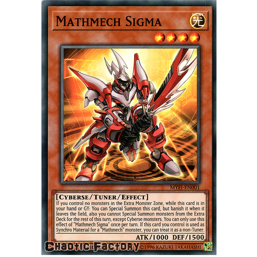 MYFI-EN001 Mathmech Sigma Super Rare 1st Edition NM