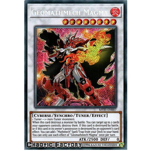 MYFI-EN007 Geomathmech Magma Secret Rare 1st Edition NM