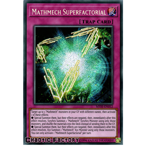 MYFI-EN012 Mathmech Superfactorial Secret Rare 1st Edition NM