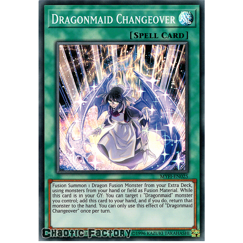 Yugioh MYFI-EN025 Dragonmaid Changeover Super Rare 1st Edition NM