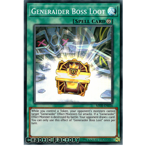 MYFI-EN036 Generaider Boss Loot Super Rare 1st Edition NM