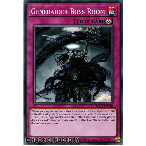 MYFI-EN038 Generaider Boss Room Super Rare 1st Edition NM