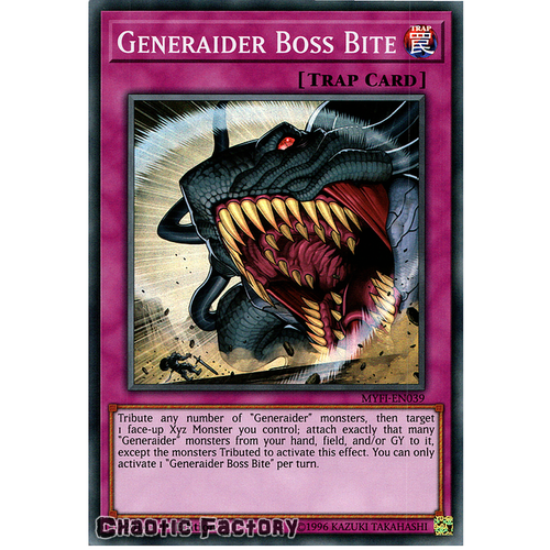 MYFI-EN039 Generaider Boss Bite Super Rare 1st Edition NM