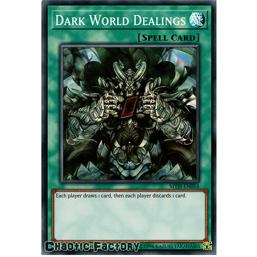 MYFI-EN054 Dark World Dealings Super Rare 1st Edition NM