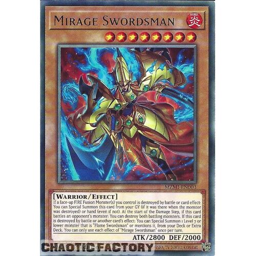 MZMI-EN003 Mirage Swordsman Rare 1st Edition NM