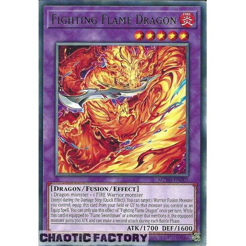 MZMI-EN005 Fighting Flame Dragon Rare 1st Edition NM