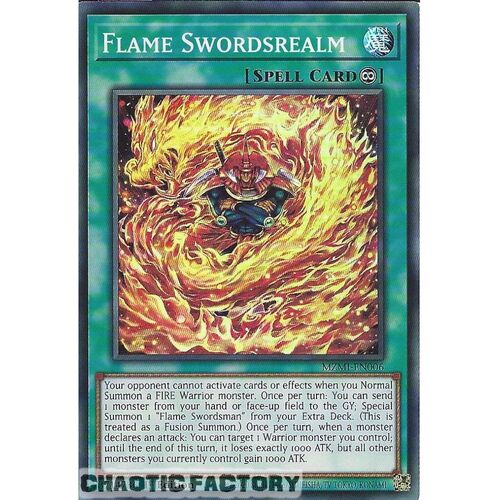 MZMI-EN006 Flame Swordsrealm Super Rare 1st Edition NM