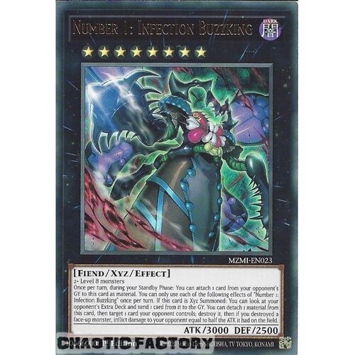 MZMI-EN023 Number 1: Infection Buzzking Ultra Rare 1st Edition NM