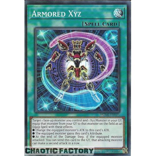 MZMI-EN025 Armored Xyz Super Rare 1st Edition NM