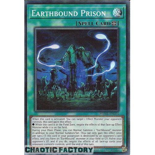 MZMI-EN034 Earthbound Prison Super Rare 1st Edition NM
