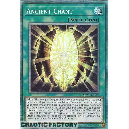 Collector's Rare MZMI-EN069 Ancient Chant 1st Edition NM