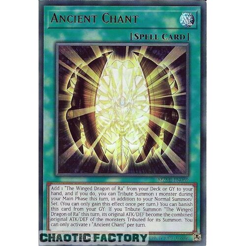 MZMI-EN069 Ancient Chant Ultra Rare 1st Edition NM