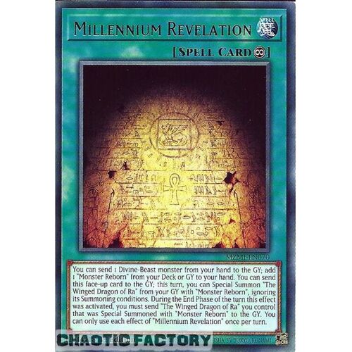 MZMI-EN070 Millennium Revelation Rare 1st Edition NM