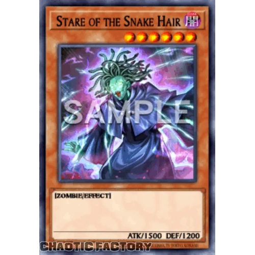 MZMU-EN003 Stare of the Snake Hair Ultra Rare 1st Edition NM