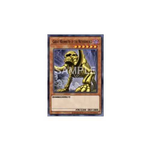 MZMU-EN004 Great Mammoth of the Netherworld Rare 1st Edition NM