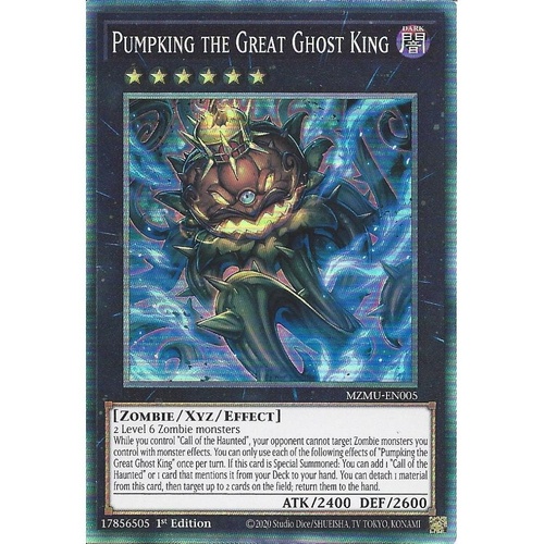 MZMU-EN005 Pumpking the Great Ghost King Collector's Rare 1st Edition NM