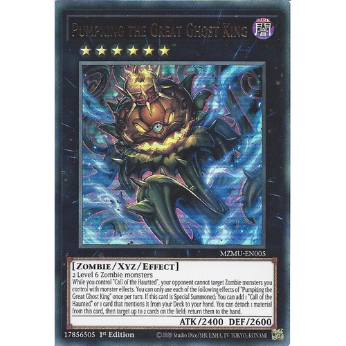 MZMU-EN005 Pumpking the Great Ghost King Ultra Rare 1st Edition NM