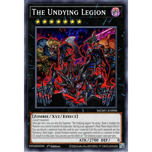 MZMU-EN006 The Undying Legion Collector's Rare 1st Edition NM