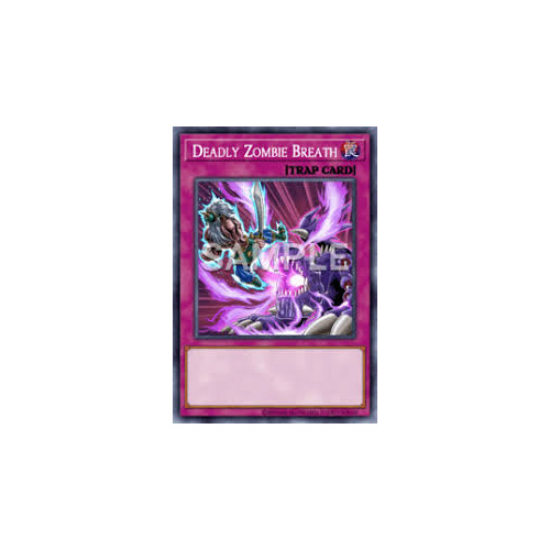 MZMU-EN010 Deadly Zombie Breath Super Rare 1st Edition NM