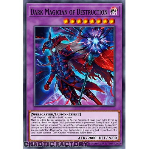 MZMU-EN011 Dark Magician of Destruction Collector's Rare 1st Edition NM
