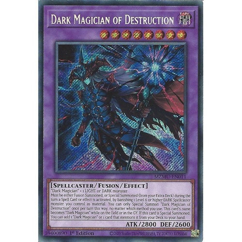 MZMU-EN011 Dark Magician of Destruction Secret Rare 1st Edition NM