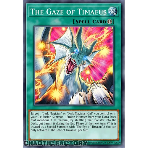 MZMU-EN013 The Gaze of Timaeus Collector's Rare 1st Edition NM