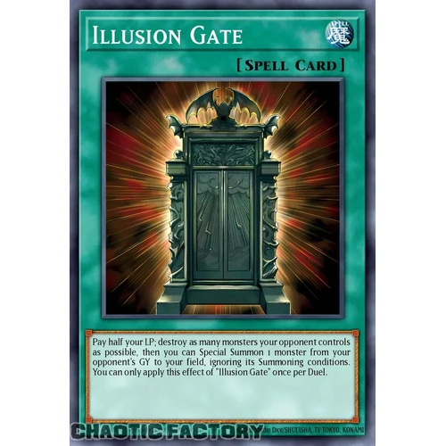 MZMU-EN023 Illusion Gate Collector's Rare 1st Edition NM