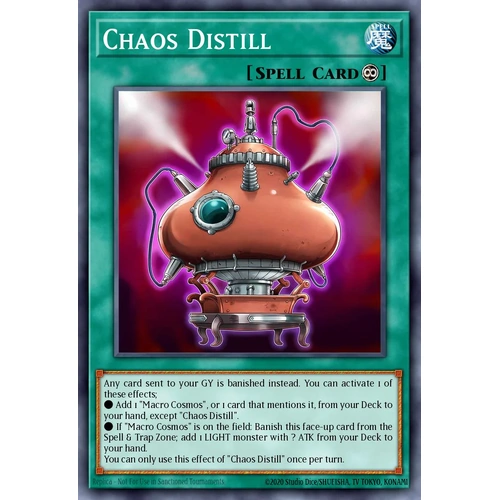 MZMU-EN026 Chaos Distill Super Rare 1st Edition NM