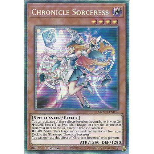 MZMU-EN032 Chronicle Sorceress Collector's Rare 1st Edition NM