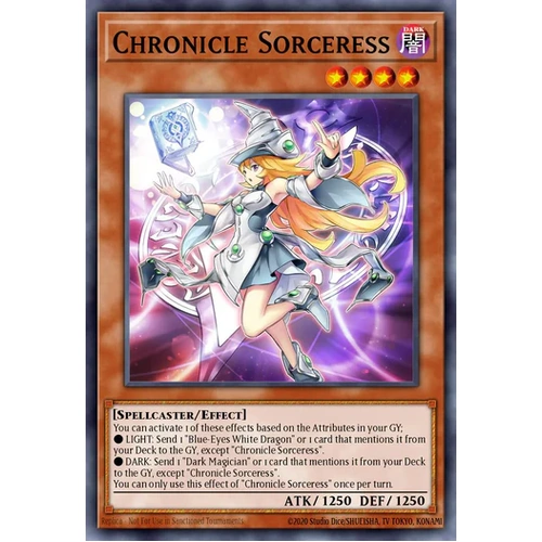 MZMU-EN032 Chronicle Sorceress Collector's Rare 1st Edition NM