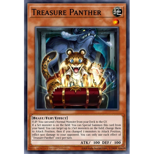 MZMU-EN053 Treasure Panther Super Rare 1st Edition NM