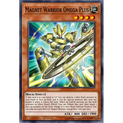 MZMU-EN054 Magnet Warrior Omega Plus Super Rare 1st Edition NM