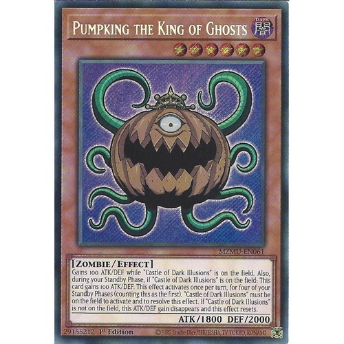 MZMU-EN061 Pumpking the King of Ghosts Secret Rare 1st Edition NM