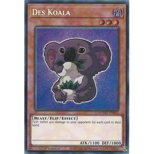 MZMU-EN062 Des Koala Secret Rare 1st Edition NM