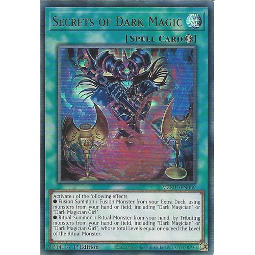 MZMU-EN069 Secrets of Dark Magic Ultra Rare 1st Edition NM