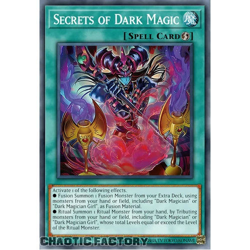 MZMU-EN069 Secrets of Dark Magic Ultra Rare 1st Edition NM