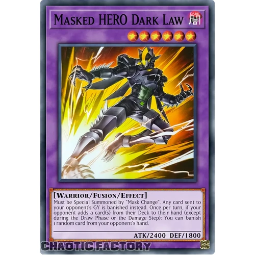 MZMU-EN070 Masked HERO Dark Law Ultra Rare 1st Edition NM