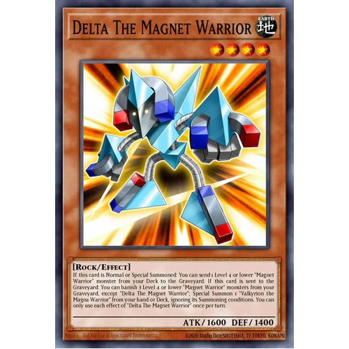 MZMU-EN085 Delta The Magnet Warrior Rare 1st Edition NM
