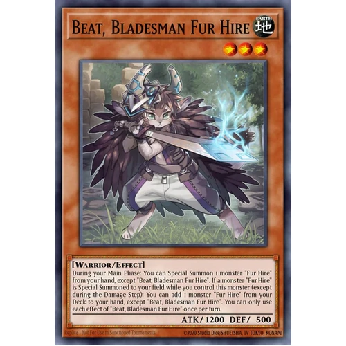 MZMU-EN087 Beat, Bladesman Fur Hire Rare 1st Edition NM