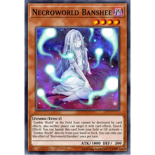 MZMU-EN088 Necroworld Banshee Rare 1st Edition NM