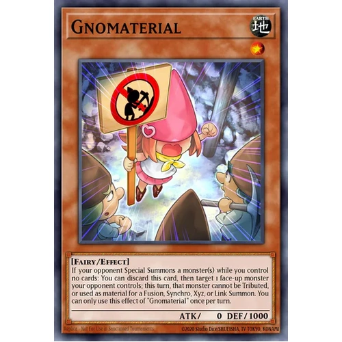 MZMU-EN089 Gnomaterial Rare 1st Edition NM