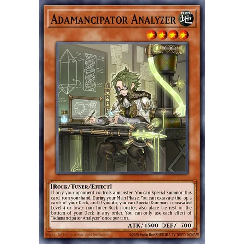 MZMU-EN093 Adamancipator Analyzer Rare 1st Edition NM