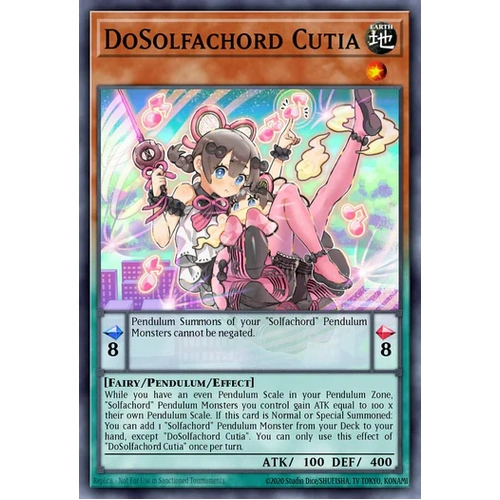 MZMU-EN095 DoSolfachord Cutia Rare 1st Edition NM