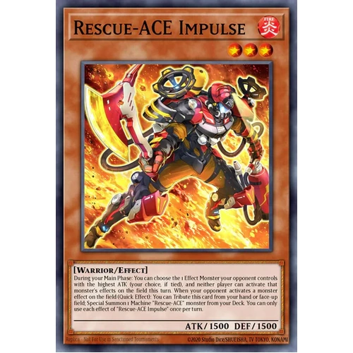 MZMU-EN098 Rescue-ACE Impulse Rare 1st Edition NM