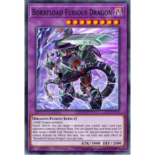 MZMU-EN099 Borreload Furious Dragon Rare 1st Edition NM