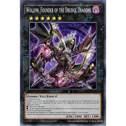 MZMU-EN105 Wollow, Founder of the Drudge Dragons Rare 1st Edition NM