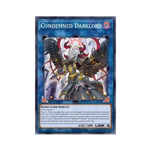 MZMU-EN107 Condemned Darklord Super Rare 1st Edition NM