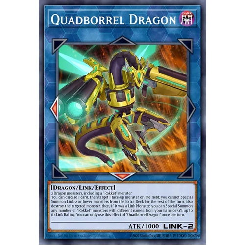 MZMU-EN108 Quadborrel Dragon Rare 1st Edition NM