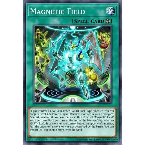 MZMU-EN111 Magnetic Field Rare 1st Edition NM