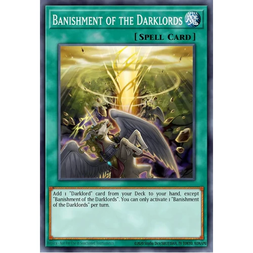 MZMU-EN112 Banishment of the Darklords Rare 1st Edition NM